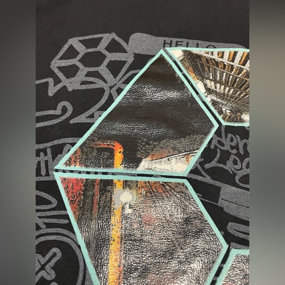 AMAZING VINTAGE SOUTH POLE “SIGNATURE SERIES” T-SHIRT SUBWAY NYC PRINT SIZE L - Picture 7 of 16